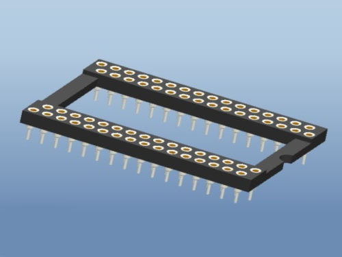 Machined Pin header connectors 2.54 mm MPHEM series 