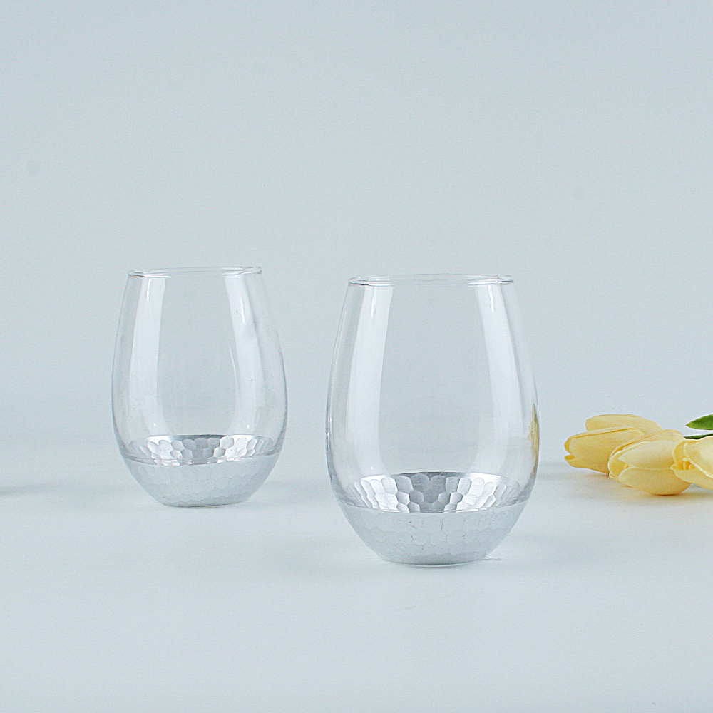 Sliver Wine Glass Highball Cake Glass Cup Tumbler Glasses Reusable Transparent Fruit Juice Beer Water Cup Small Cake Holder