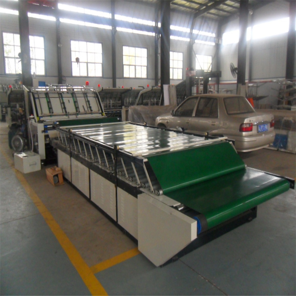 Manual china industrial  flute dry lamination machine price6