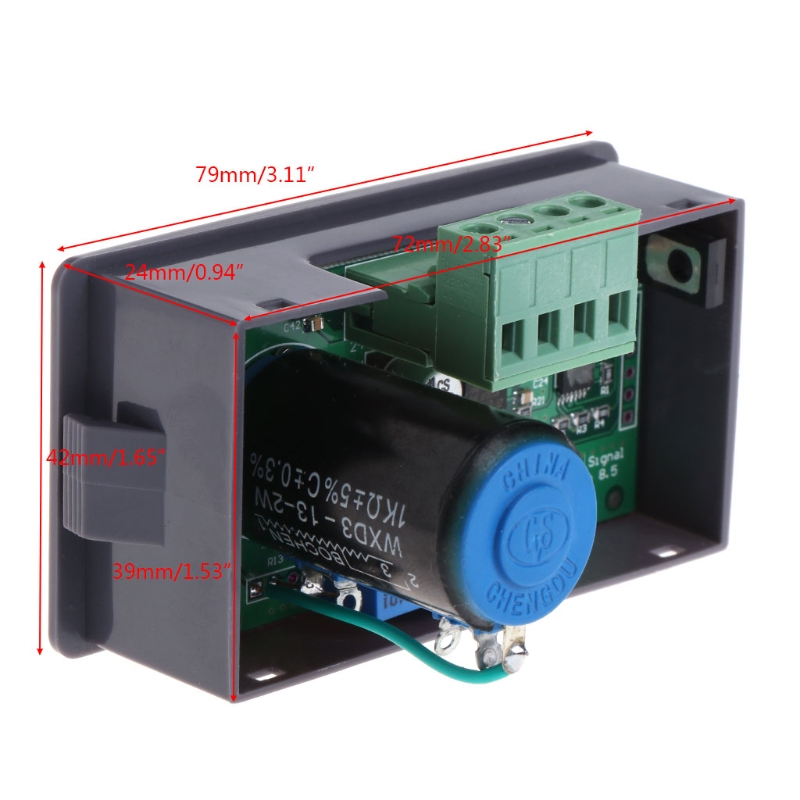 DC 12V/24V 4-20mA Signal Generator Current Signal Source w/ Polarity Protection