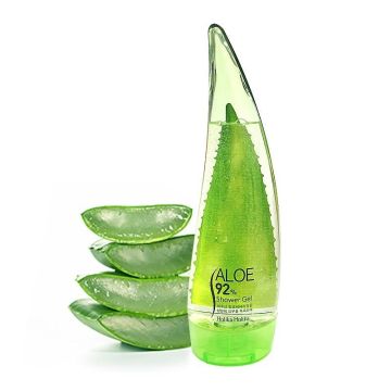 HOLIKA HOLIKA Aloe 92% Shower Gel 250ml Aloe Vera Gel Moisturizing Essence Whitening Skin Care Body Wash Korea Cosmetics