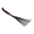 1Pc Portable Mini 9 teeth Steel Rake For Home Garden Transplanting Tool 50PB