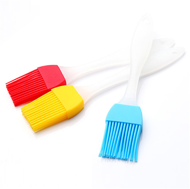 Big price cuts 1pc Silicone brush small barbecue brush heat-resistant lint-free kitchen baking tools cake Basting Brushes