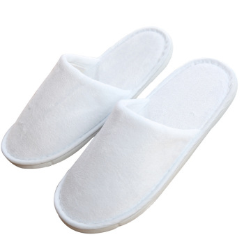 5pc Kids Hotel Slippers Towelling Hotel Disposable Slippers Room Children Disposable Slippers Kids Spa Guest Shoes For 4-10 year
