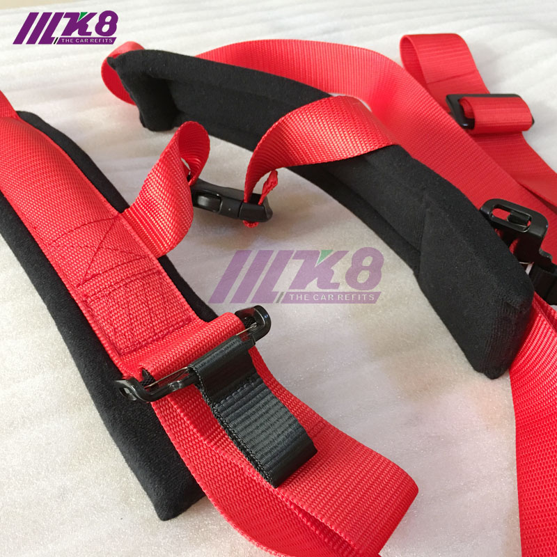 K8-6002 2 Inch 5 point Latch Link Car Auto Racing Sport Seat Belt Safety Racing Harness