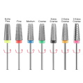 Tapered Carbide Nail Drill Bits Milling Cutter For Manicure Remove Acylics & Gel Milling Cutter Nails Accessories Tools