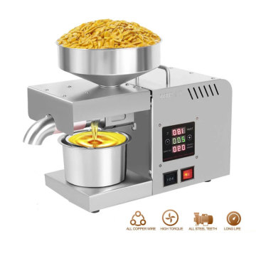 X5SLED Household Oil Press Peanut Oil Press Smart Panel Peanut Olive Kernel Press 220V/110V