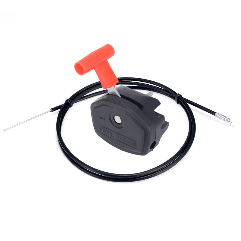 56 Inch Lawn Mower Throttle Cable Switch Plastic Alloy Lever Control Handle Kit for Lawnmower Garden Tools