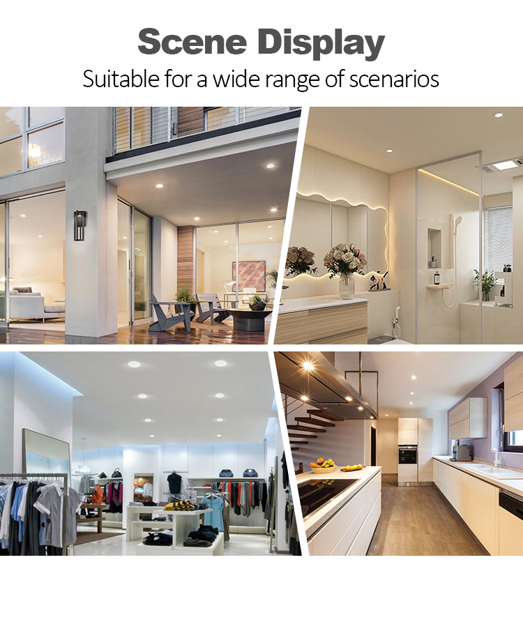 8w waterproof led downlight