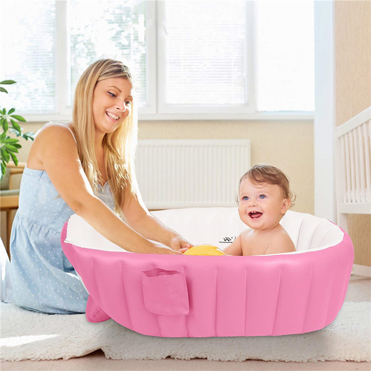 Amazon Hot Sale Portable Baby Pvc Spa Bathtub 4