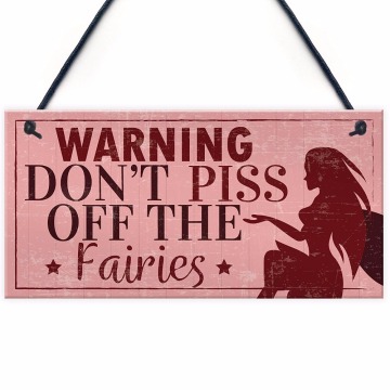 Meijiafei Warning Garden Sign Garden Shed Hanging Plaque SummerHouse Bar Pub Man Cave Sign Friendship Gift