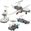 Solar Toys hot 4 in 1 Robot Children Science Education Toy space exploration fleet