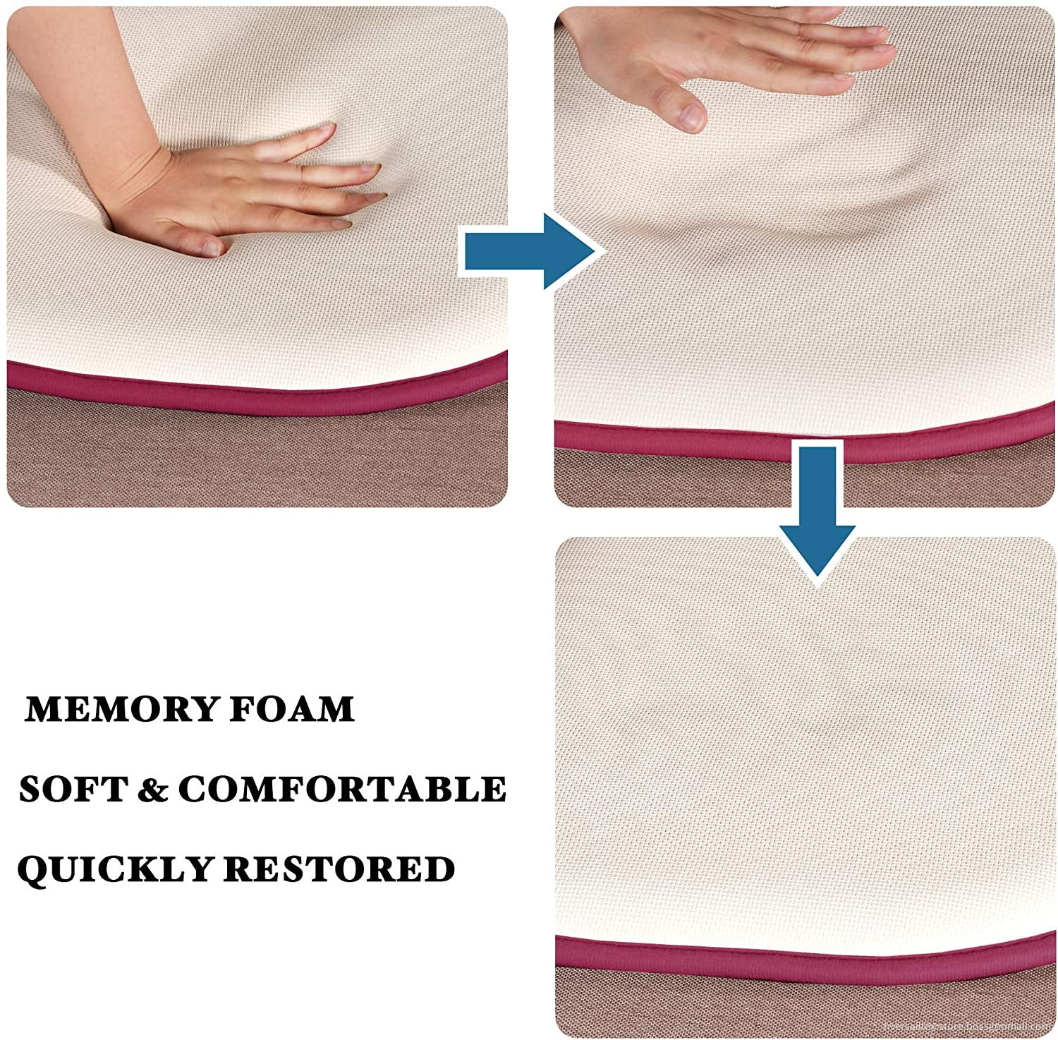 Non Slip Memory Foam Chair Pad