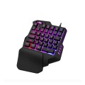 Mechanical One-handed Keyboard Game Left Hand With Support Gamer Keypad For iPhone Mobile Phone Tablet Ipad Laptop Keyboard