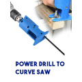 Reciprocating Saw Attachment Adapter Change Electric Drill Into Electric Saw Conversion Head for Wood Metal Cutting Power Tools