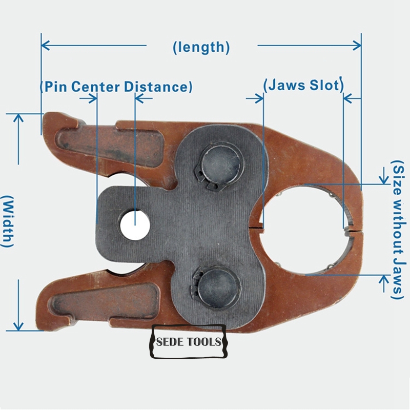 Universal Jaws for Pex Pipe Pressing Crimping Tools,Not suit REMS MINI