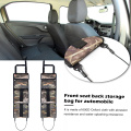 2pcs Camo Printed Hanging Storage Bag Oxford Cloth Multi-pocket Car Seat Back Shotgun Gun Sling Organizer 52x18cm