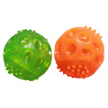 Dog Toy Green Ball Toys Squeaking Interactive Puppy Chewing Pet Toys For Small Large Dogs Training Playing Teeth Cleaning