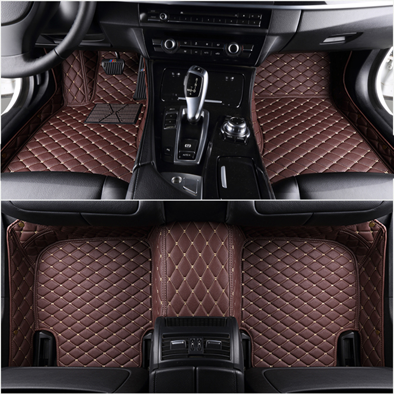 Custom 5 Seat car floor mats for Mercedes A-Class W168 W169 W176 W177 A-Klasse A160 A180 A190 A200 A220 A250 A35 AMG car mats