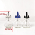 Mini Glass Bottle Hookah Set Small Travel Shisha Pipe Set Chicha with Hookah Bag Silicone Hose Spring Charcoal Tongs Accessories