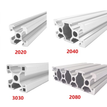 4pcs/lot 2020 Aluminum Profile 2020 Extrusion European Standard Anodized Linear Rail Aluminum Profile 2020 CNC 3D Printer Parts
