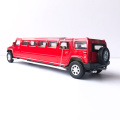 1:32 Simulation Alloy Humme Limousine Toy Car Model Metal Diecast Vehicle Pull Back Toy With Sound Light Musical Kids Toy Gift
