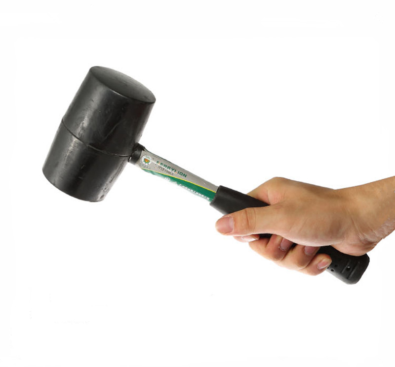 Multifunctional Rubber Mallet With Anti-slip Grip Rubber Hammer Household Hand Construction Tools Martelo