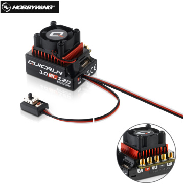 Hobbywing QUICRUN 10BL120 Sensored 120A / 10BL60 Sensored Brushless ESC Speed Controller For 1/10 1/12 RC Mini Car