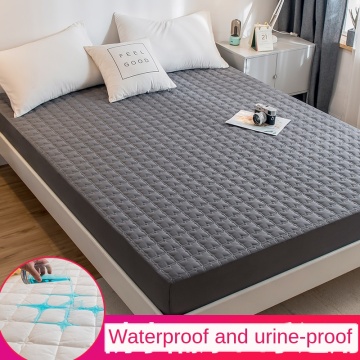 Waterproof Mattress Protector Bedspread One-Piece Urine-Proof Breathable Mattress Cover Thickened Cotton-Padded Dust Cover
