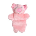 Lovely Pink Pig Hand Puppet Baby Kids Child Educational Soft Doll Plush Toy