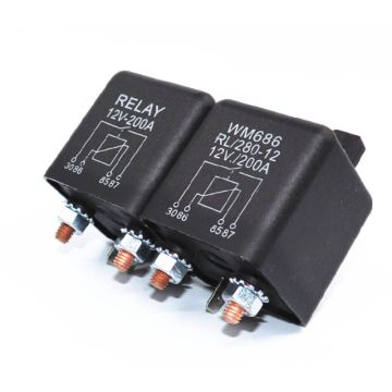RL280 Car Emergency Power Starting Relay DC 12/24V 1.8/4.8W 200A High Current Power Start/Continuous Relay for Vehicle Car