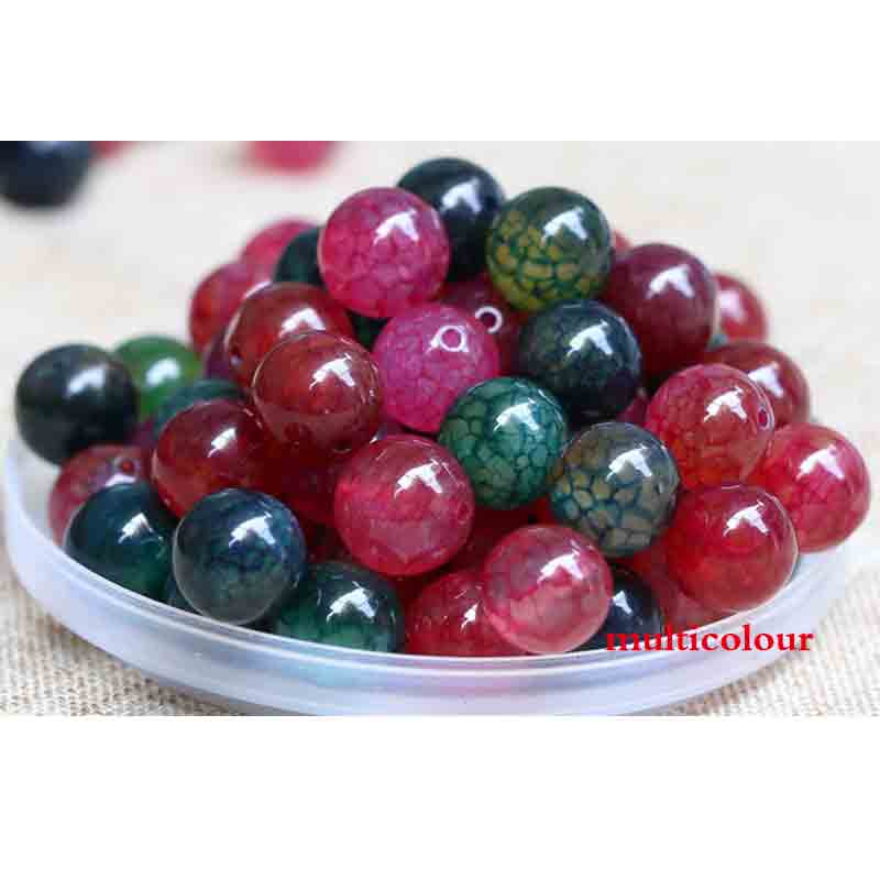 12pcs/lot 4~20mm Round Botswana Agat Beads Natural Stone Beads Loose Bead DIY pearls for clothes craft decoration Jewelry Making