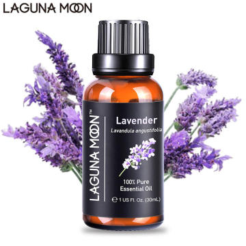 Lagunamoon 30ML 1OZ Lavender Essential Oils Myrrh Orange Lemongrass Patchouli Ginger Jasmine Massage Humidifier Oil Essential