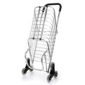 6 Wheels Shopping Carts Trolley Aluminium Foldable Luggage Trolleys Carts Folding Portable