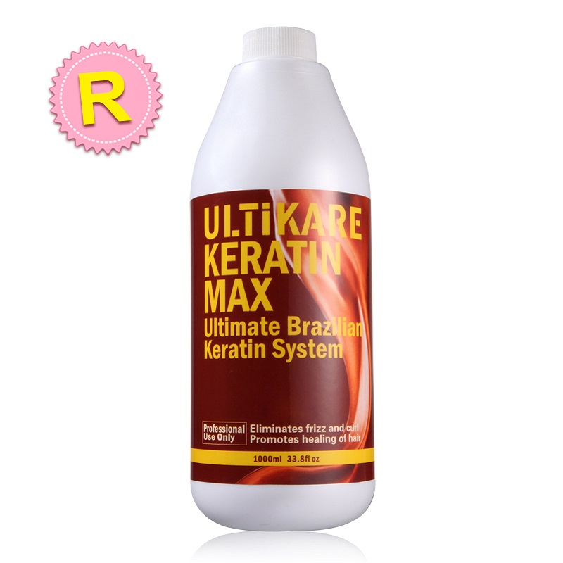 1000ml Brazilian Keratin Treatment at home 12% Keratin Smoothing System for Resistant Hair or Kinky Curly Hair