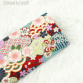 110*45cm Half Yard Thick 100% Cotton Fabric Breeze Japanese Flora printed DIY Handmade Sewing Bag Dress decor sheet Tissue Cloth