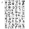 30pcs Woman Waterproof Temporary Tattoo Fake Tattoo Sticker on the Body Cartoon Colorful Temporal Tattoos