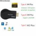 Anycast Wireless WiFi Dongle Receiver TV stick Adapter M2/M4/M9 Plus Android 1080P DLNA Airplay Miracast TV for YouTube