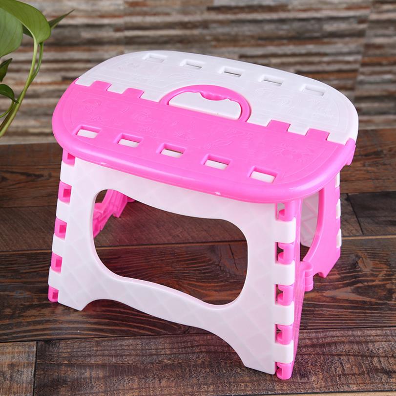 Hot Sale Plastic Folding Stool 6 Type Thicken Chair Portable Home Furniture Child Convenient Dinner Stools