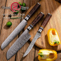 GRANDSHARP Damascus Knife Sets vg10 Japanese Damascus Steel Kitchen Slicing Knives Chef's Set Family Gift Kitchen Cooking Tools