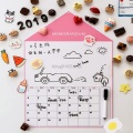 A3 Soft Magnetic Whiteboard Magnet Erase Board Drawing Refrigerator Calendar Pen