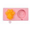 Silicone Ice Cream Mold with Lid Animals Shape Jelly DIY Mold Dessert Ice Cream Mold with Reusable Popsicle Stick kitchen tools