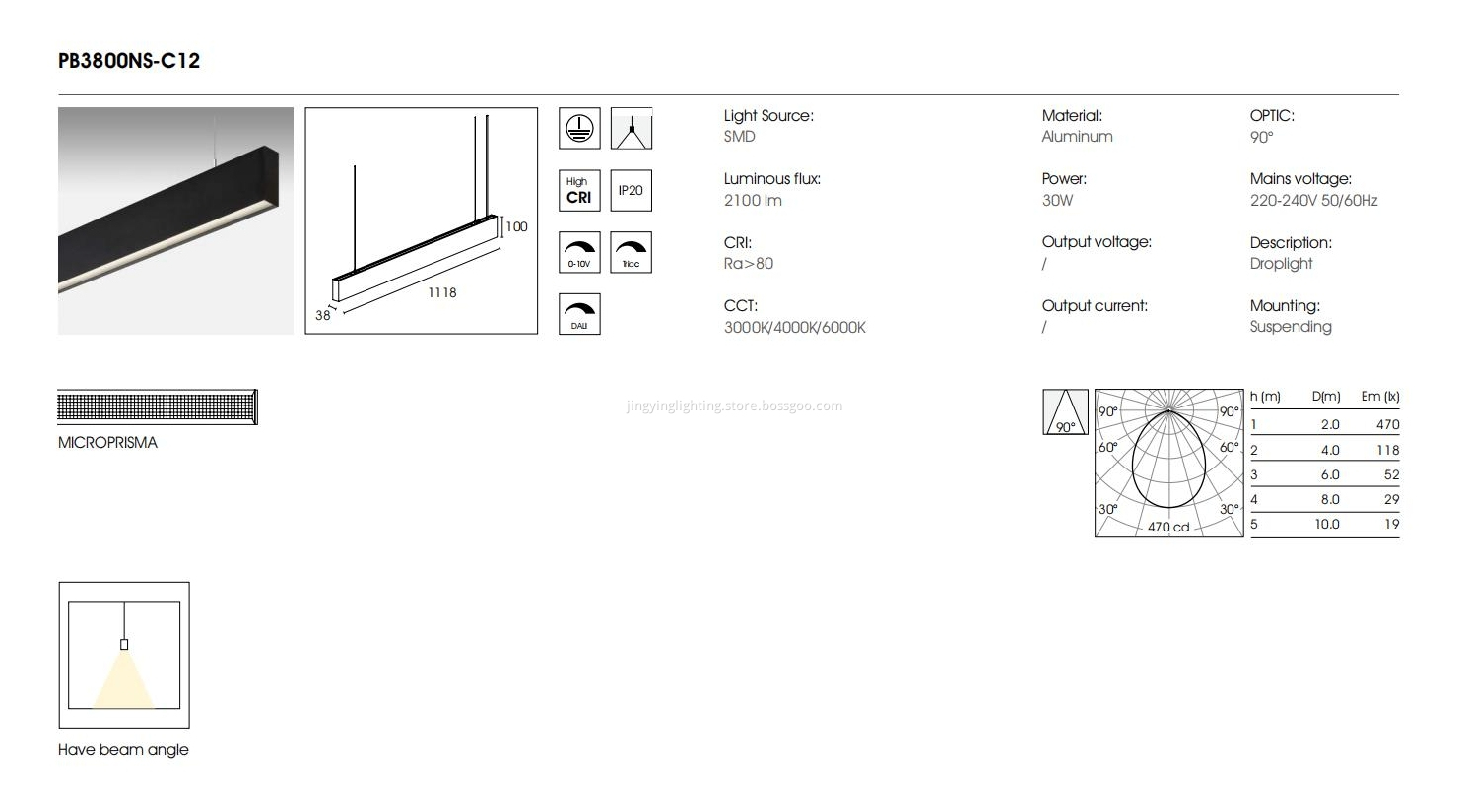Office Hanging Light C12 (3)