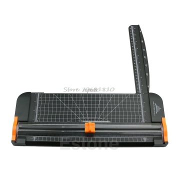 909-5 A4 Guillotine Ruler Paper Cutter Trimmer Cutter Black-Orange Whosale&Dropship