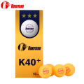 KOKUTAKU 10pcs/box ABS Plastic Material Table Tennis Balls 3 Star 40+mm 2.8g Ping Pong Balls for Game Tenis PingPong Ball