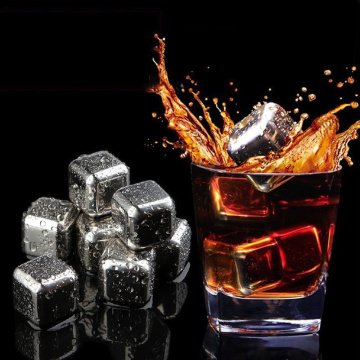 Stainless Steel Ice Cube Creative Bar KTV Magic Vodka Whiskey Liquor Whiskey Beer Cooler Stand Cold Water Machine Tool