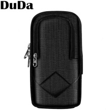Nylon Breathable Mesh Double Zipper Arm Bag Sport Running Mobile Phone Holder Case on Hand Armband Gym Arm Band Phone Bag Pouch
