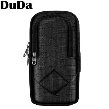 Nylon Breathable Mesh Double Zipper Arm Bag Sport Running Mobile Phone Holder Case on Hand Armband Gym Arm Band Phone Bag Pouch