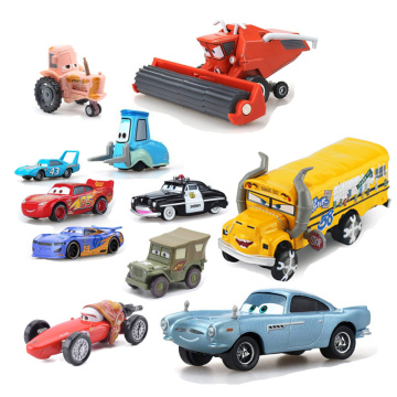 Disney Pixar Cars 2 3 Lightning McQueen Mater Jackson Storm Ramirez 1:55 Diecast Vehicle Metal Alloy Boy Kid Toys Christmas Gift