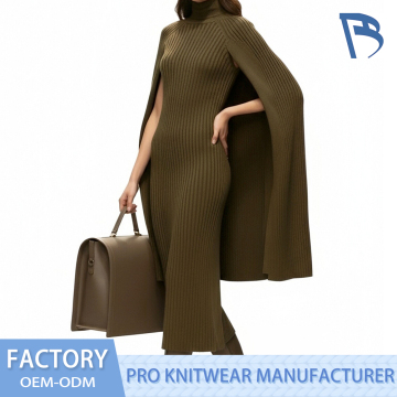 Coffee Tone Women's Knitted Suit